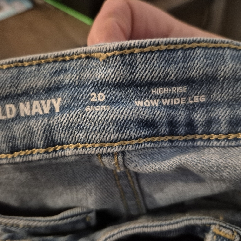 Old Navy High Rise Wow Wide Leg Jeans Size 20